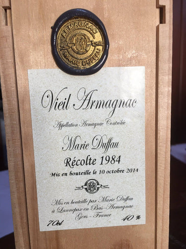 Vieil Armagnac Marie Duffau 1984 cassetta legno - Rosato Vini